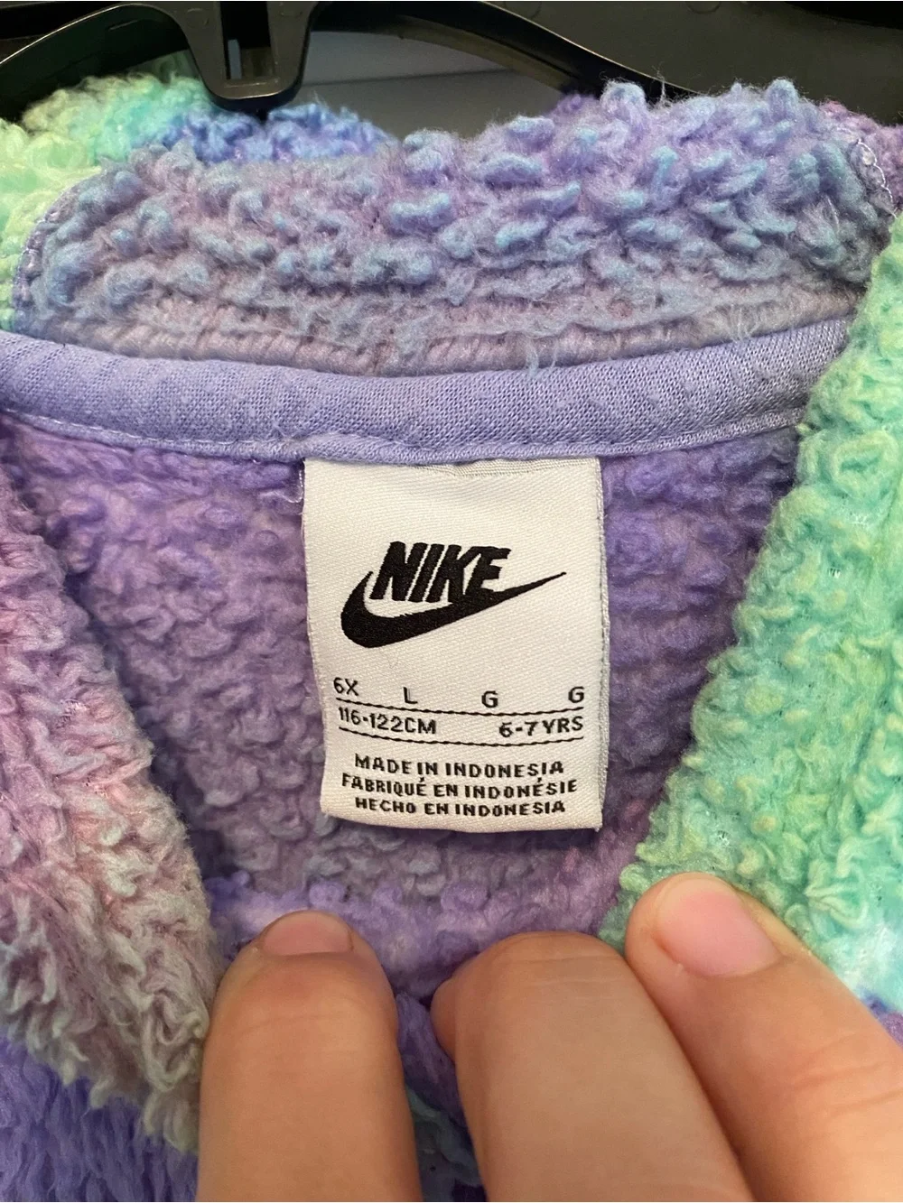 Girls Nike Sherpa hoodie